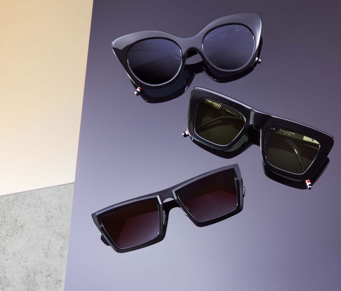 Selection of dark sunglasses from C Eyewear in Winston-Salem